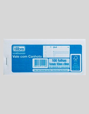 VALE C/ CANHOTO 100 FLS TILIBRA