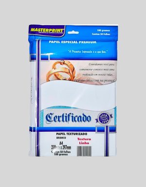 PAPEL ESPECIAL MASTER LINHO 180G A4-50FLS DER 0